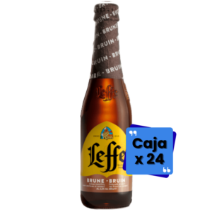 CERVEZA LEFFE BRUNE