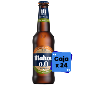 CERVEZA MAHOU TOSTADA 0,0 SIN GLUTEN